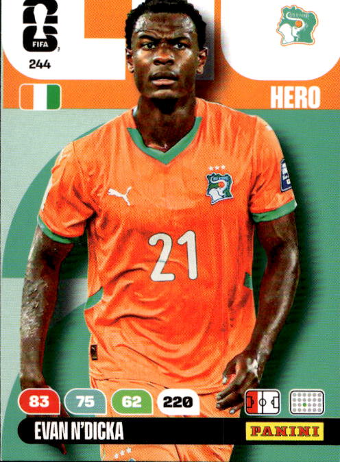 EVAN N'DICKA 2026 Panini Adrenalyn XL World Cup