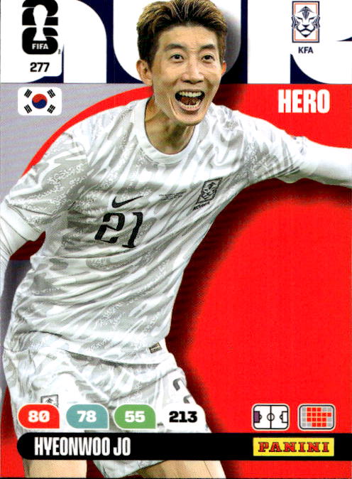 HYEONWOO JO 2026 Panini Adrenalyn XL World Cup