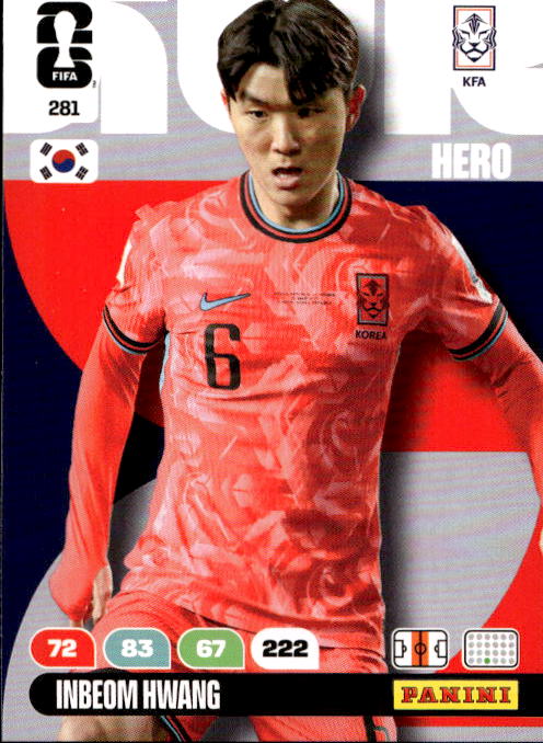 INBEOM HWANG 2026 Panini Adrenalyn XL World Cup