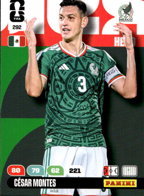 CESAR MONTES 2026 Panini Adrenalyn XL World Cup