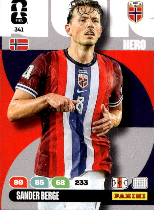 SANDER BERGE 2026 Panini Adrenalyn XL World Cup