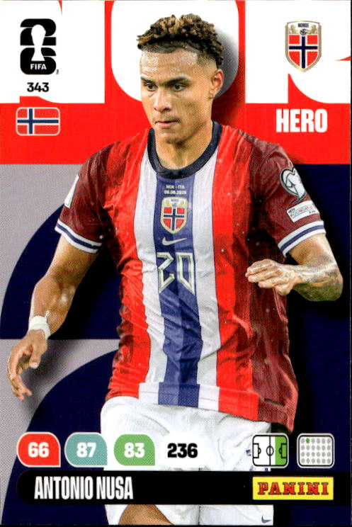 ANTONIO NUSA 2026 Panini Adrenalyn XL World Cup
