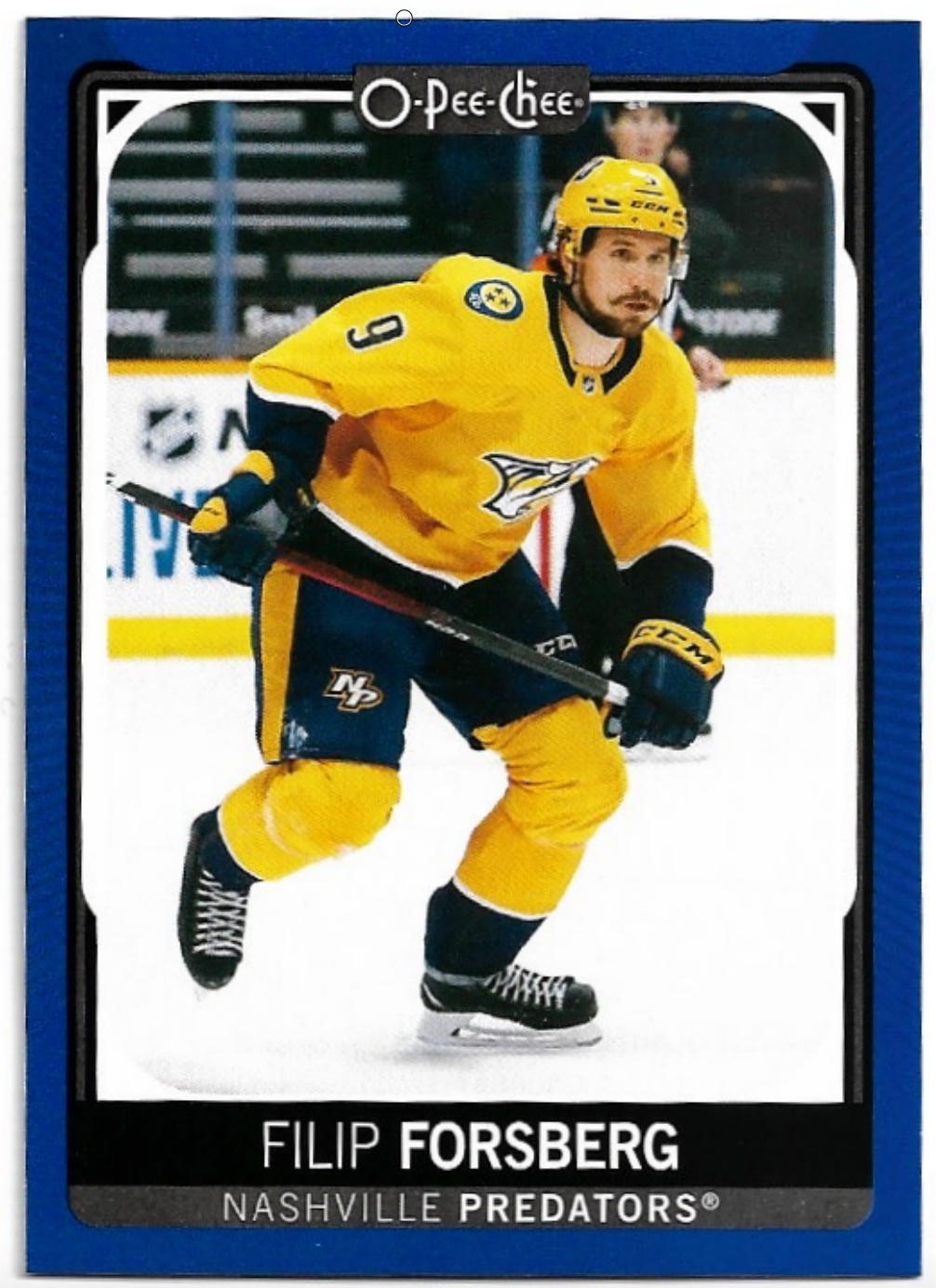 Blue Border FILIP FORSBERG 21-22 UD O-Pee-Chee OPC