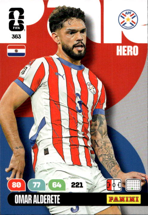 OMAR ALDERETE 2026 Panini Adrenalyn XL World Cup