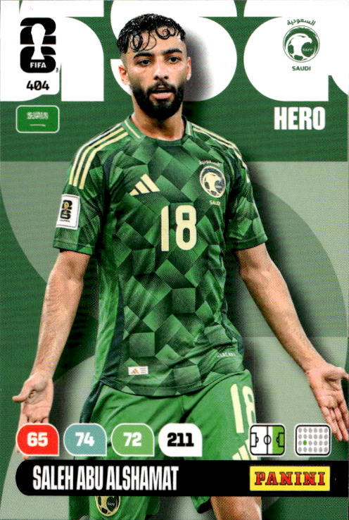SALEH ABU ALSHAMAT 2026 Panini Adrenalyn XL World Cup