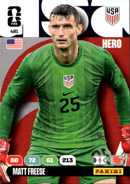 MATT FREESE 2026 Panini Adrenalyn XL World Cup