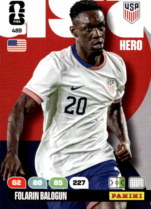 FOLARIN BALOGUN 2026 Panini Adrenalyn XL World Cup