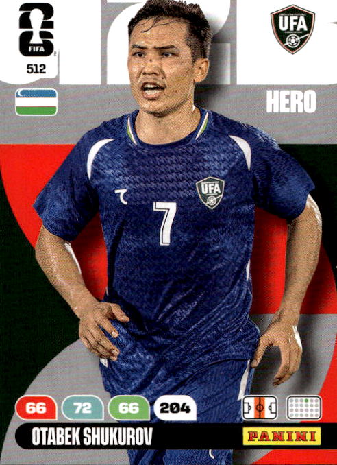 OTABEK SHUKUROV 2026 Panini Adrenalyn XL World Cup