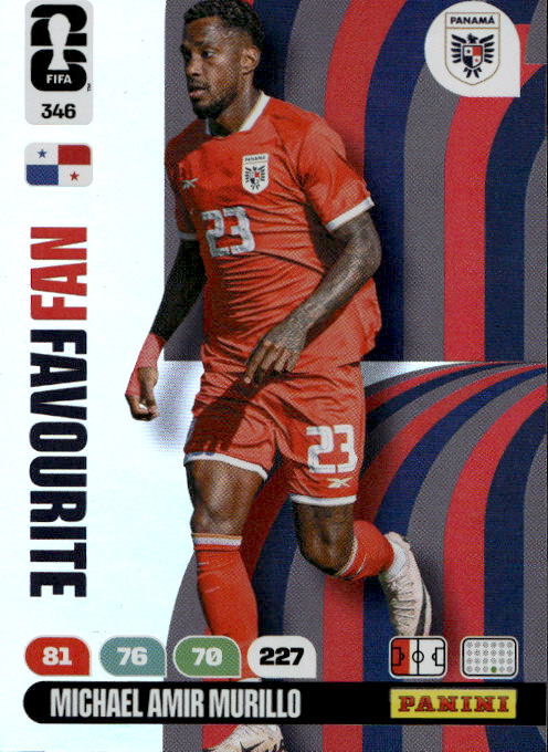 Fan Favourite MICHAEL AMIR MURILLO 2026 Panini Adrenalyn XL World Cup