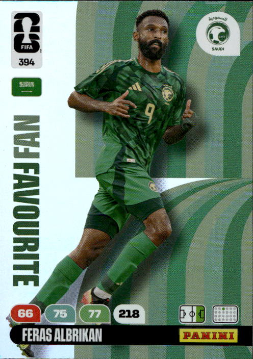 Fan Favourite FERAS ALBRIKAN 2026 Panini Adrenalyn XL World Cup