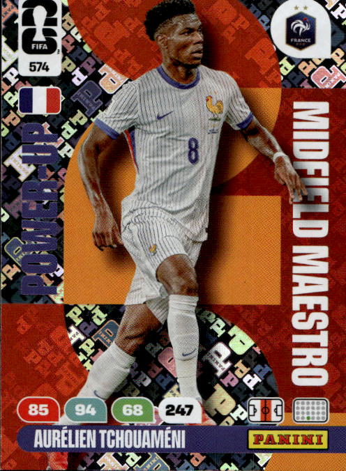 Midfield Maestro AURELIEN TCHOUAMENI 2026 Panini Adrenalyn XL World Cup