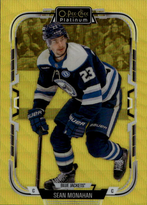 Neon Yellow Surge SEAN MONAHAN 25-26 UD O-Pee-Chee OPC Platinum