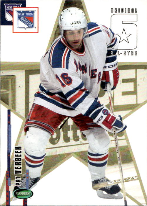 All-Star PAT VERBEEK 03-04 Parkhurst Original Six New York Rangers