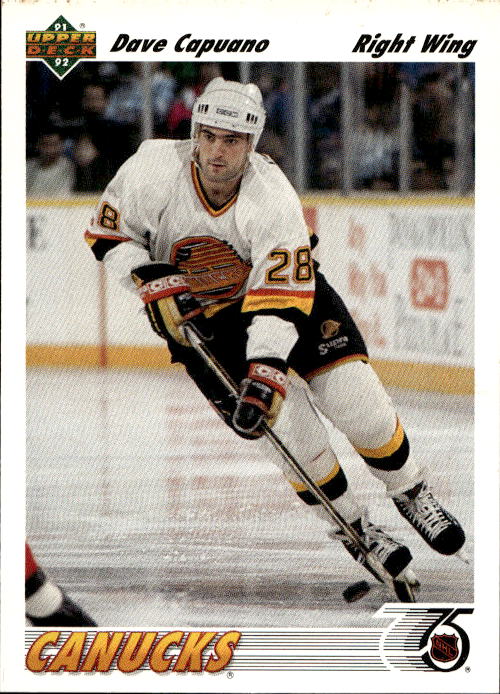 DAVE CAPUANO 91-92 Upper Deck