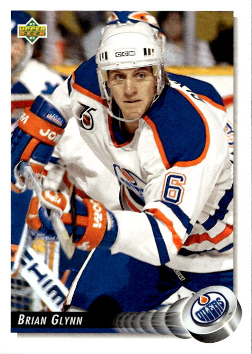 BRIAN GLYNN 92-93 Upper Deck