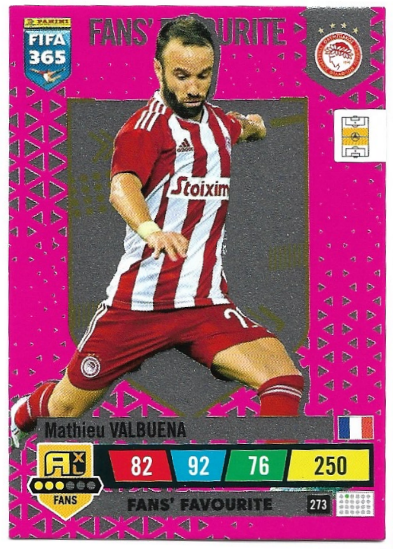 Fans' Favourite MATHIEU VALBUENA 2023 Panini FIFA 365
