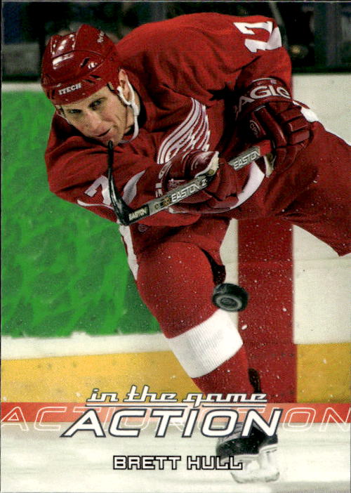 BRETT HULL 03-04 In the Game Action