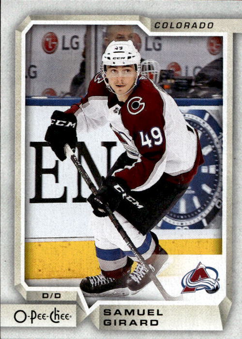SAMUEL GIRARD 18-19 UD O-Pee-Chee OPC