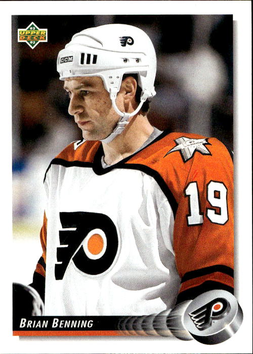 BRIAN BENNING 92-93 Upper Deck