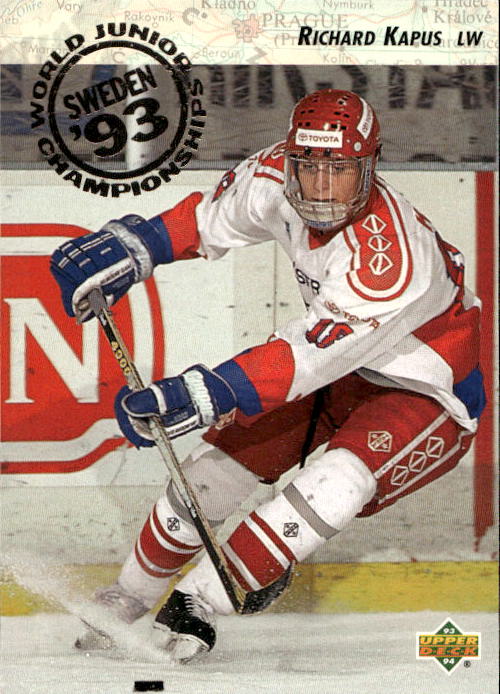 World Junior Sweden 93 RICHARD KAPUS 93-94 Upper Deck