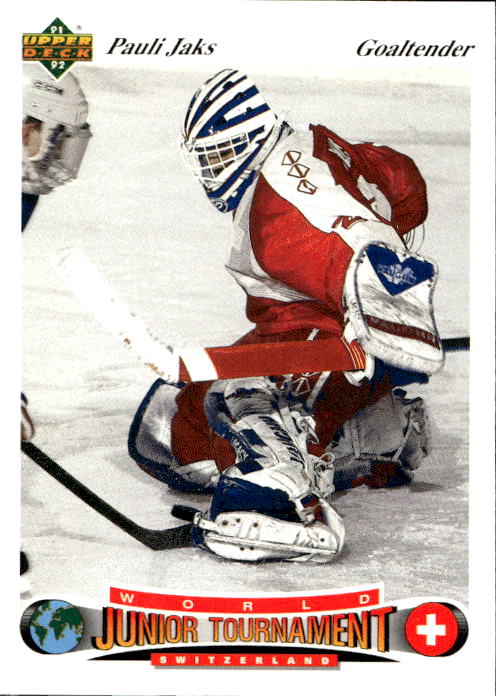 World Junior Champions PAULI JAKS 91-92 Upper Deck Czech