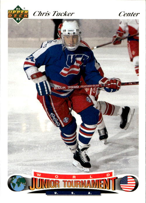 World Junior Champions CHRIS TUCKER 91-92 Upper Deck Czech