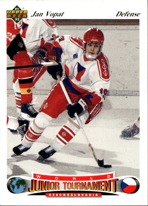 World Junior Champions JAN VOPAT 91-92 Upper Deck Czech