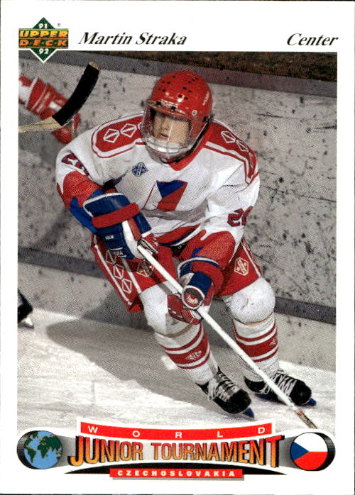World Junior Champions MARTIN STRAKA 91-92 Upper Deck Czech