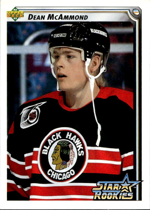 Rookie Star Rookies DEAN MCAMMOND 92-93 Upper Deck