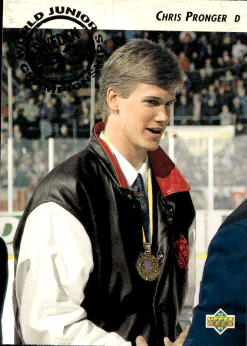 World Juniors Championships CHRIS PRONGER 92-93 Upper Deck