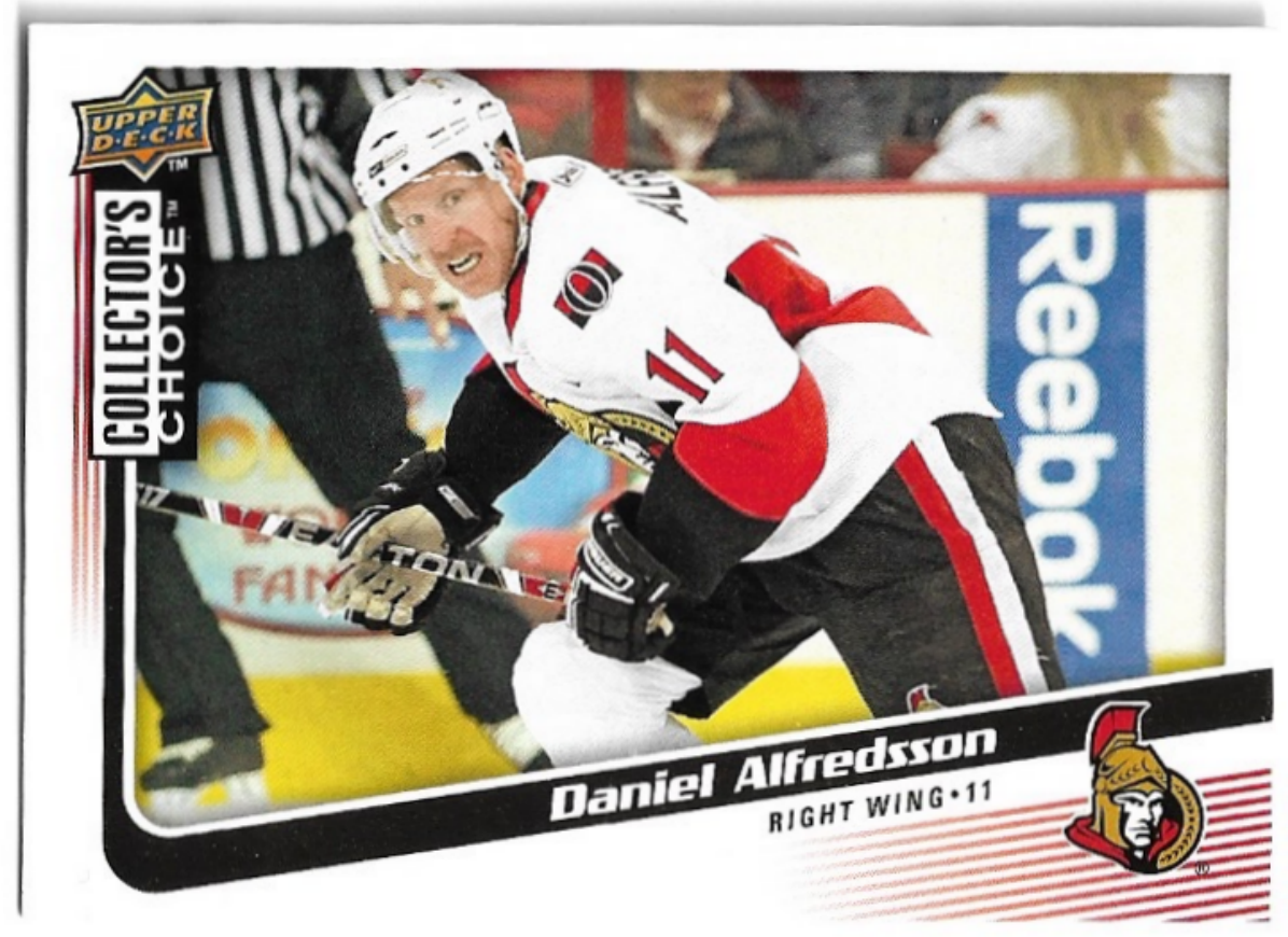 DANIEL ALFREDSSON 09-10 UD Collector's Choice