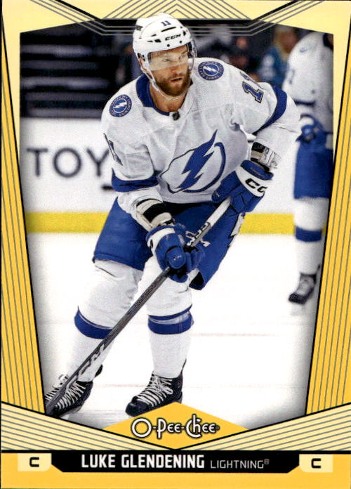 Yellow Border LUKE GLENDENING 24-25 UD O-Pee-Chee OPC