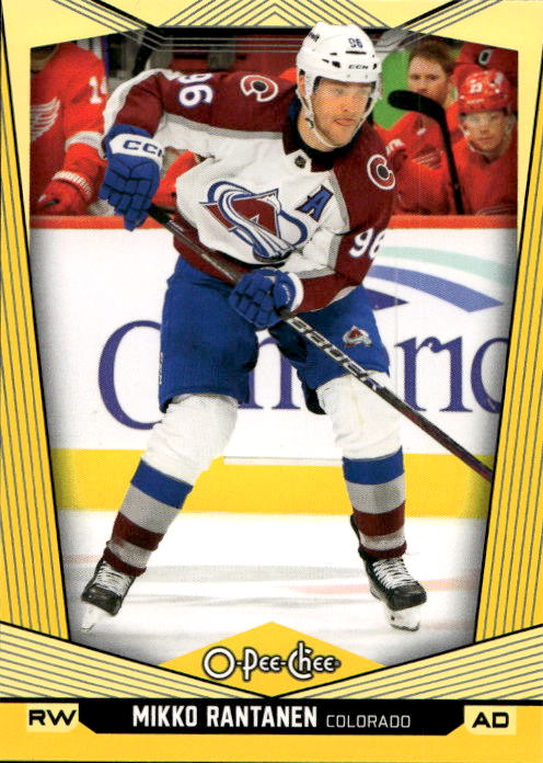 Yellow Border MIKKO RANTANEN 24-25 UD O-Pee-Chee OPC