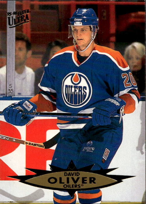 DAVID OLIVER 95-96 Fleer Ultra (trocha barvy na kartě)
