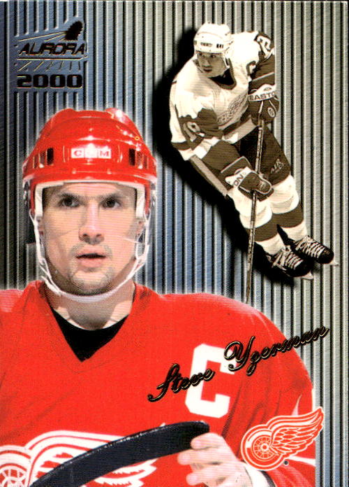 Striped STEVE YZERMAN 99-00 Pacific Aurora