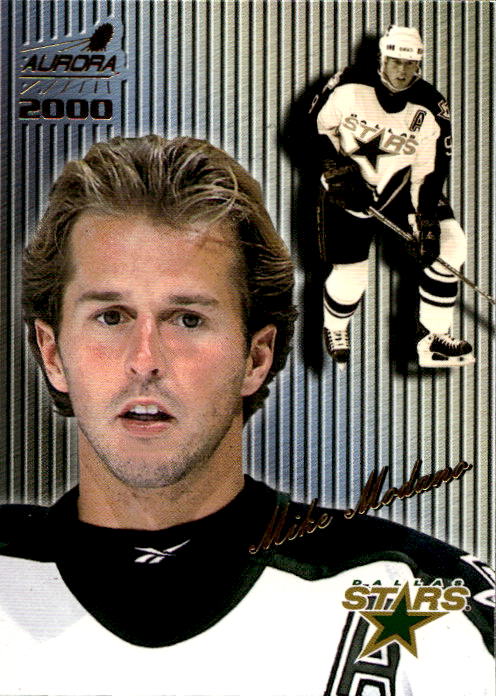Striped MIKE MODANO 99-00 Pacific Aurora (bílé růžky)