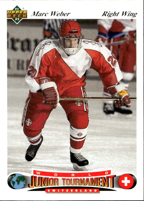 World Junior Champions MARC WEBER 91-92 Upper Deck Czech
