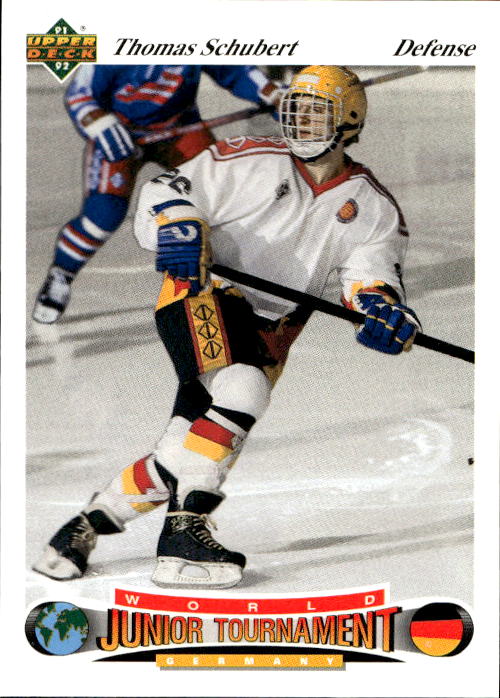 World Junior Champions THOMAS SCHUBERT 91-92 Upper Deck Czech