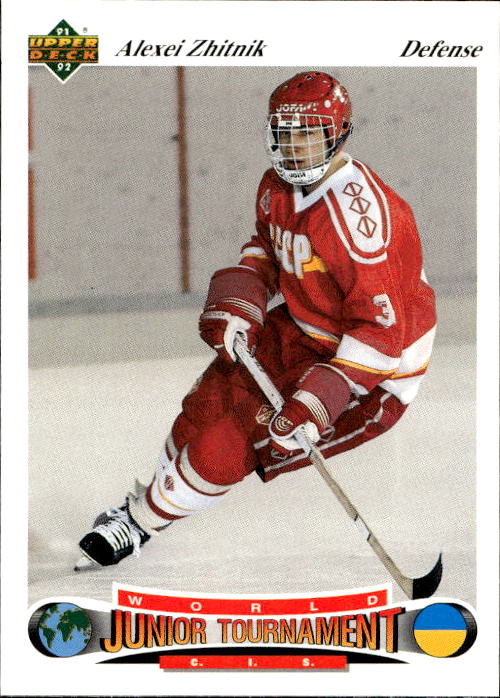 World Junior Champions ALEXEI ZHITNIK 91-92 Upper Deck Czech