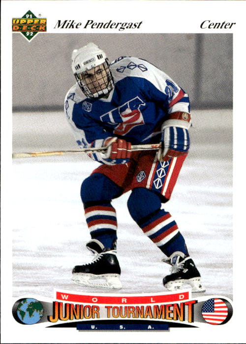 World Junior Champions MIKE PENDERGAST 91-92 Upper Deck Czech