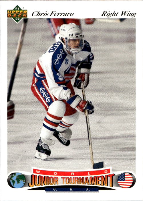 World Junior Champions CHRIS FERRARO 91-92 Upper Deck Czech