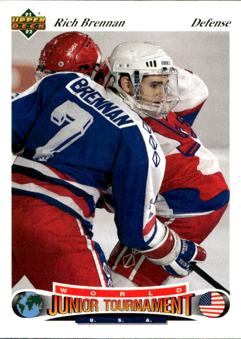 World Junior Champions RICH BRENNAN 91-92 Upper Deck Czech
