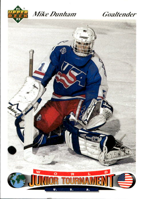 Rookie World Junior Champions MIKE DUNHAM 91-92 Upper Deck Czech
