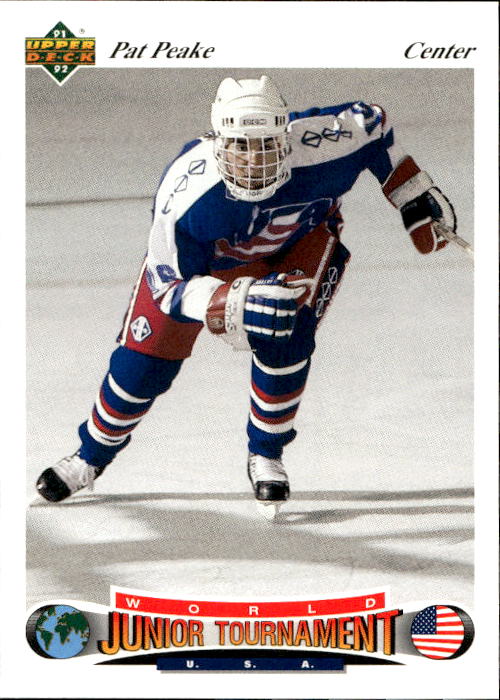 World Junior Champions PAT PEAKE 91-92 Upper Deck Czech