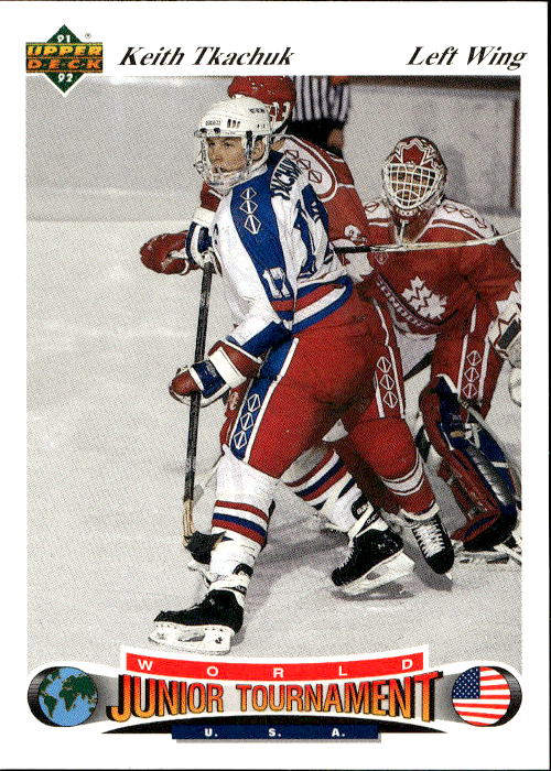 Rookie World Junior Champions KEITH TKACHUK 91-92 Upper Deck Czech