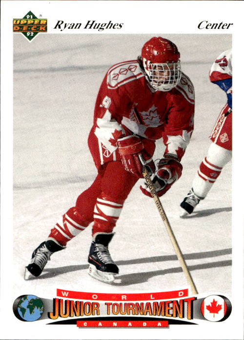 World Junior Champions RYAN HUGHES 91-92 Upper Deck Czech