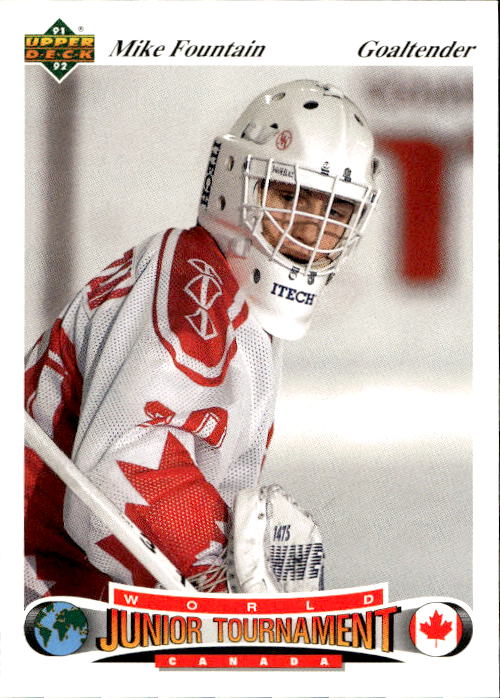 World Junior Champions MIKE FOUNTAIN 91-92 Upper Deck Czech