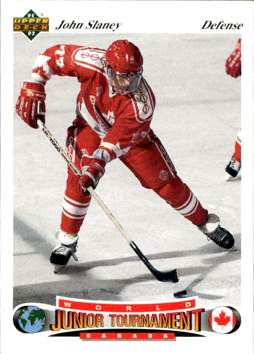 World Junior Champions JOHN SLANEY 91-92 Upper Deck Czech