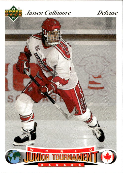 World Junior Champions JASSEN CULLIMORE 91-92 Upper Deck Czech