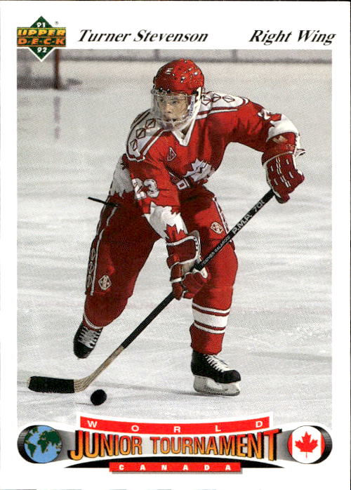 World Junior Champions TURNER STEVENSON 91-92 Upper Deck Czech